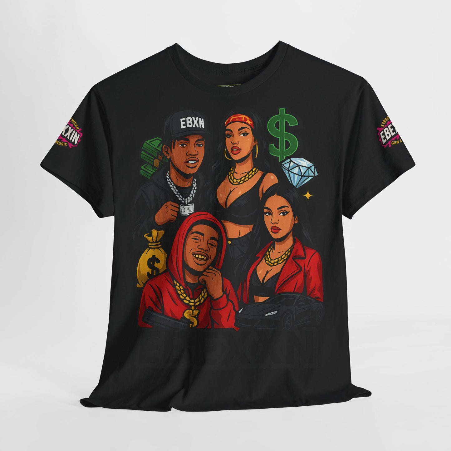 eBexxin - Stylish Unisex Hip Hop Fashion t-shirt