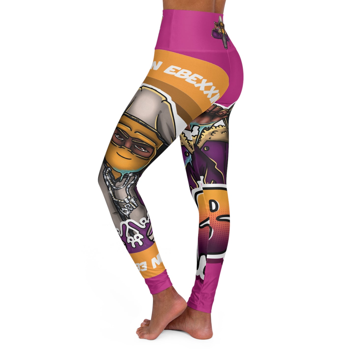High Waisted Yoga Leggings (AOP)