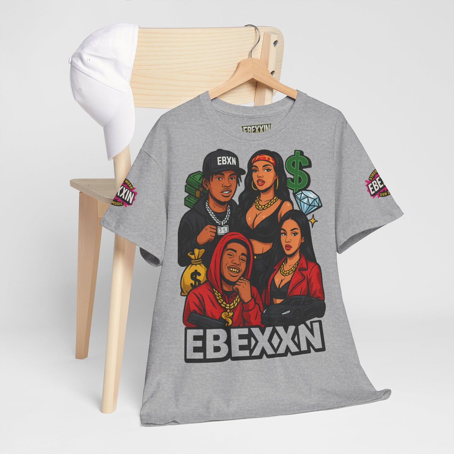 eBexxin - Stylish Unisex Hip Hop Fashion t-shirt