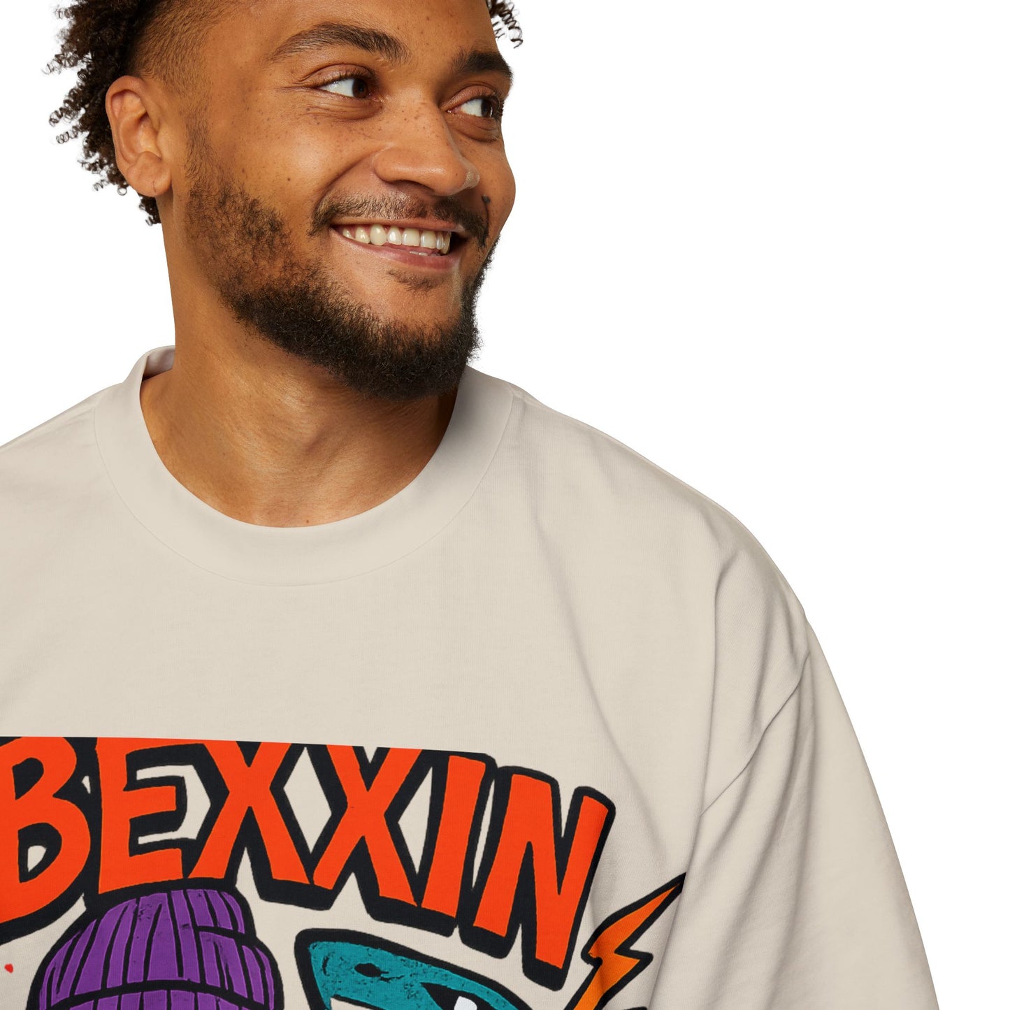 eBexxin - Men's Graphic Oversized T-Shirt