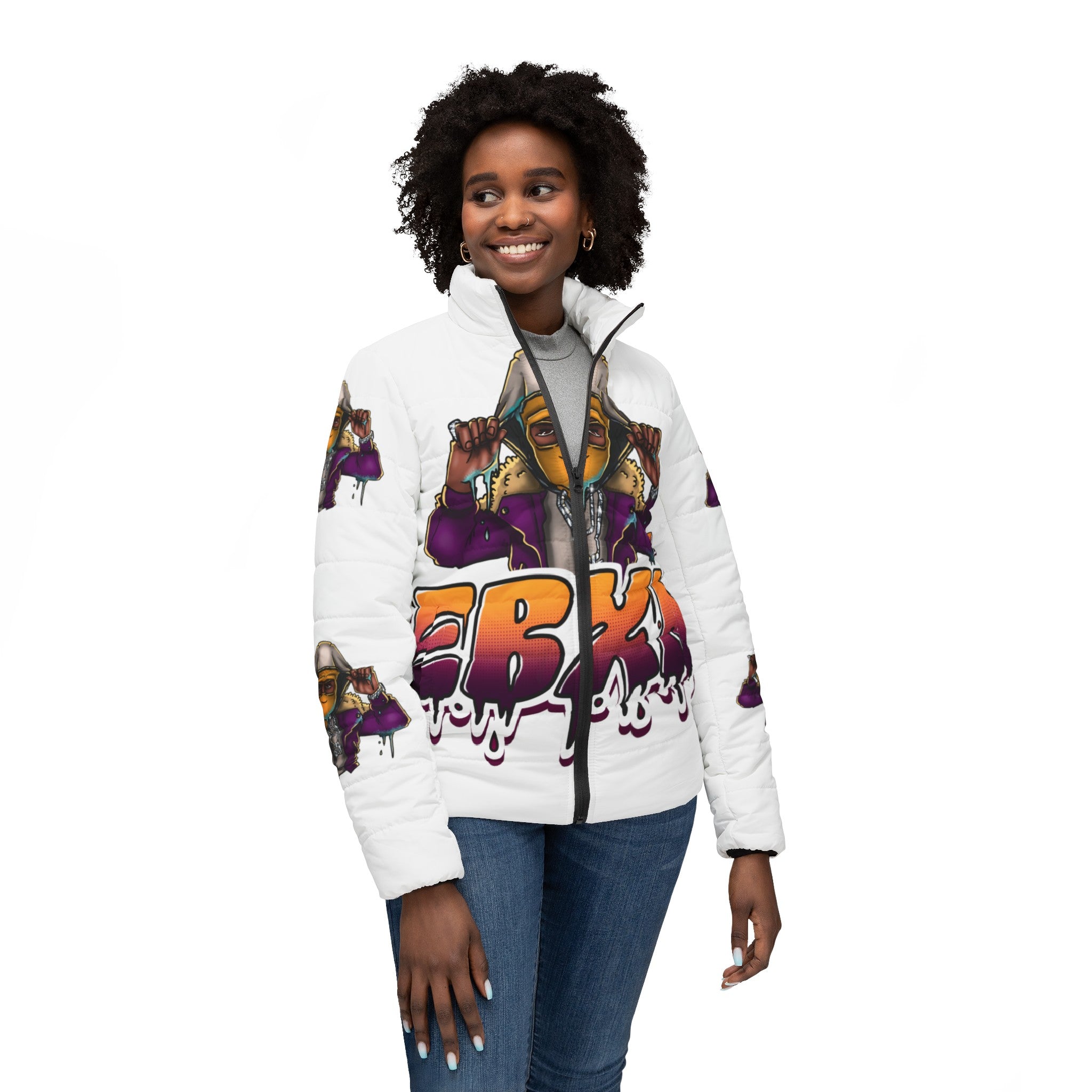 UNISEX’S Puffer Jacket (AOP)