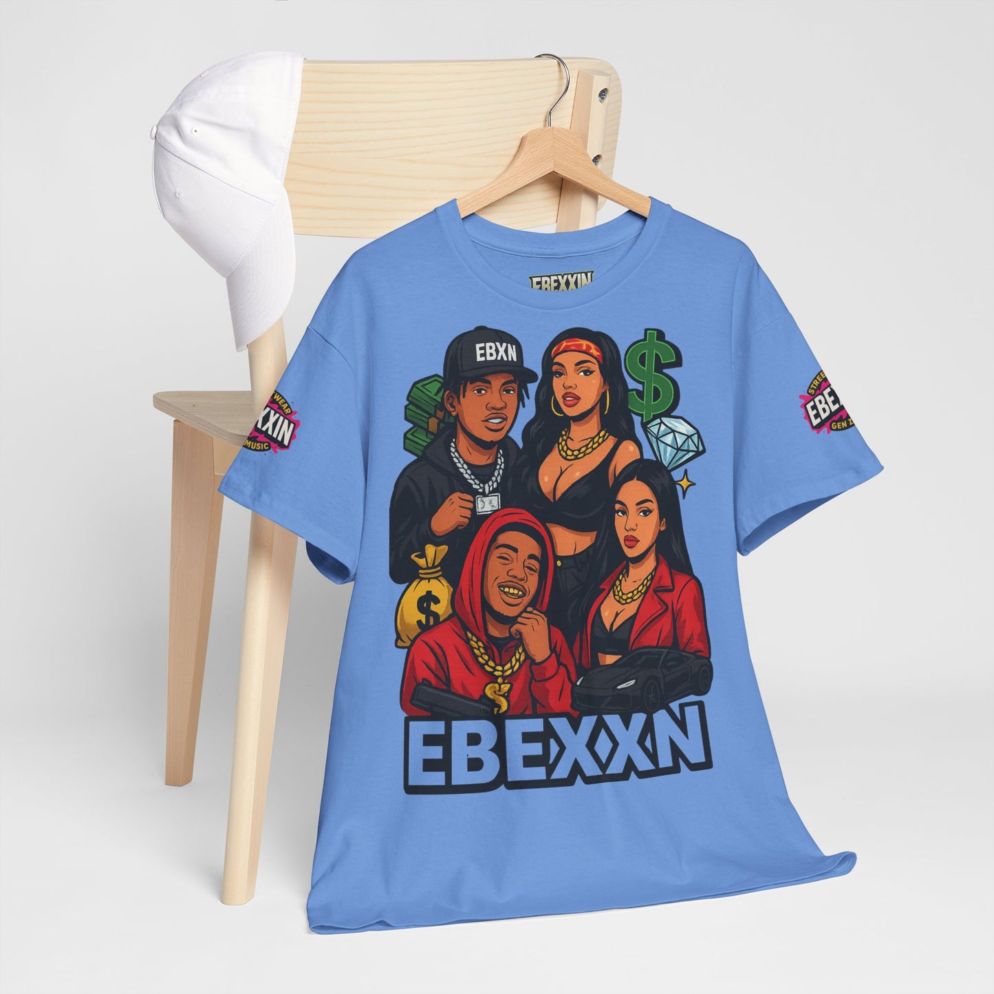eBexxin - Stylish Unisex Hip Hop Fashion t-shirt