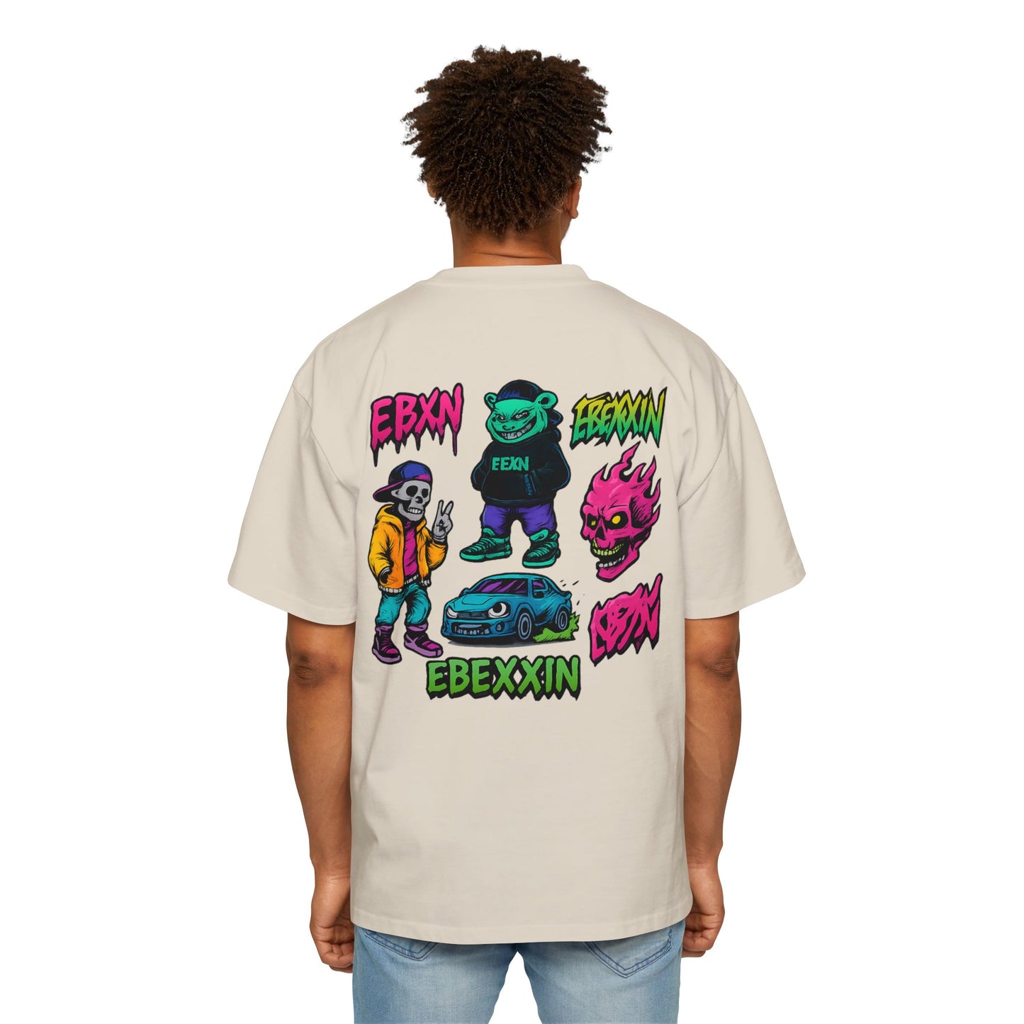 eBexxin - Men's Graphic Oversized T-Shirt