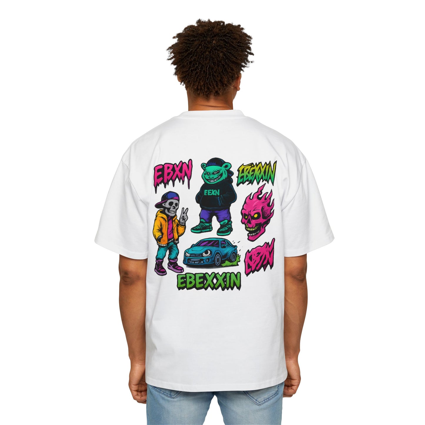 eBexxin - Men's Graphic Oversized T-Shirt