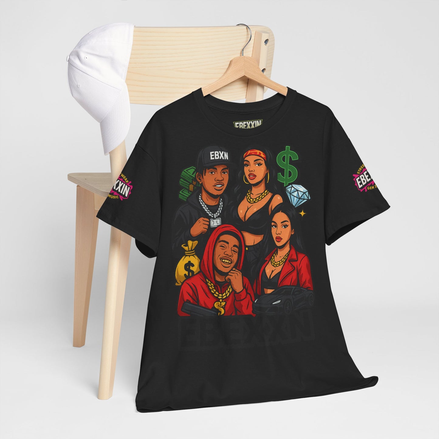 eBexxin - Stylish Unisex Hip Hop Fashion t-shirt