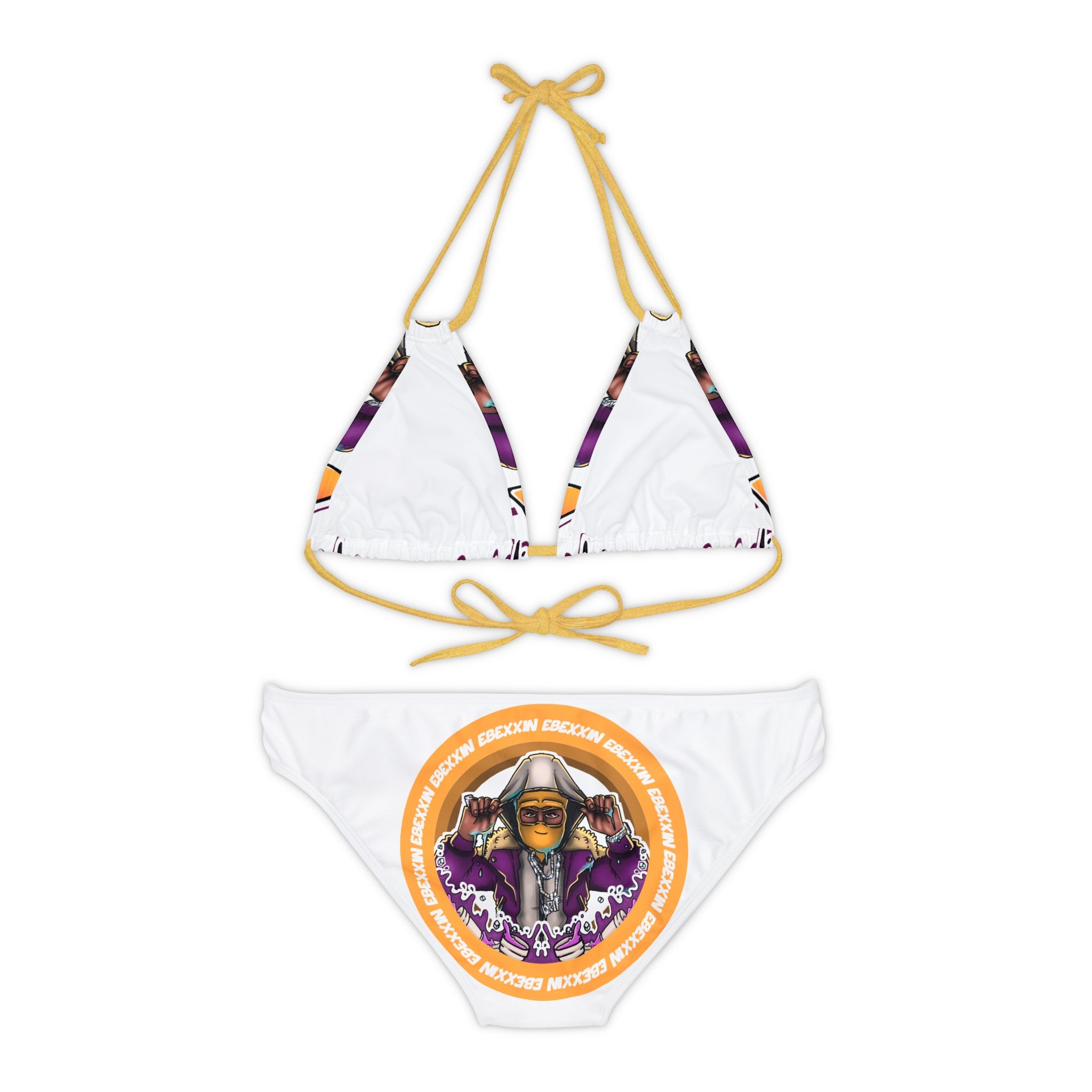 Strappy Bikini Set (AOP)