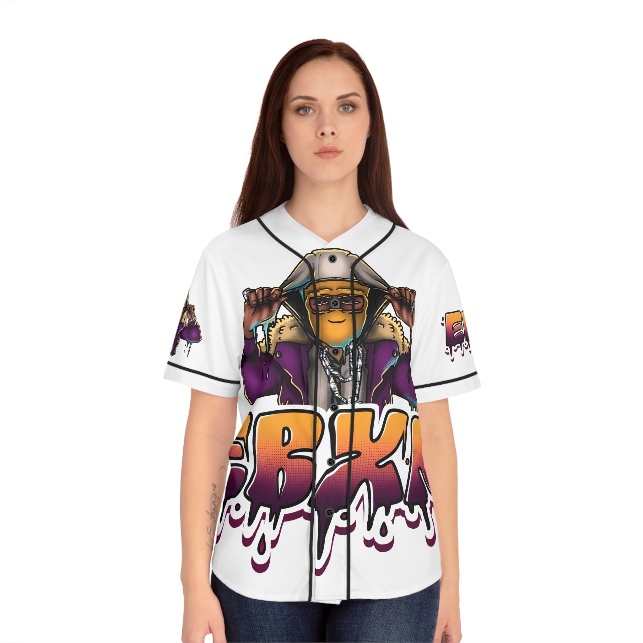 Women's Baseball Jersey (AOP)
