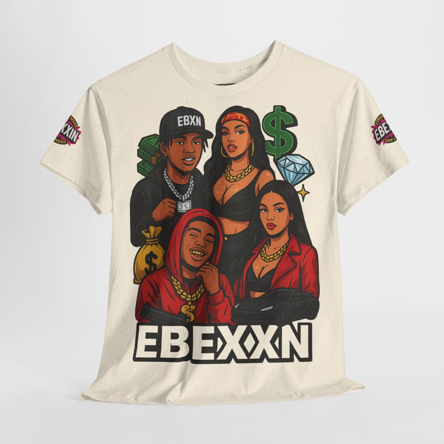 eBexxin - Stylish Unisex Hip Hop Fashion t-shirt