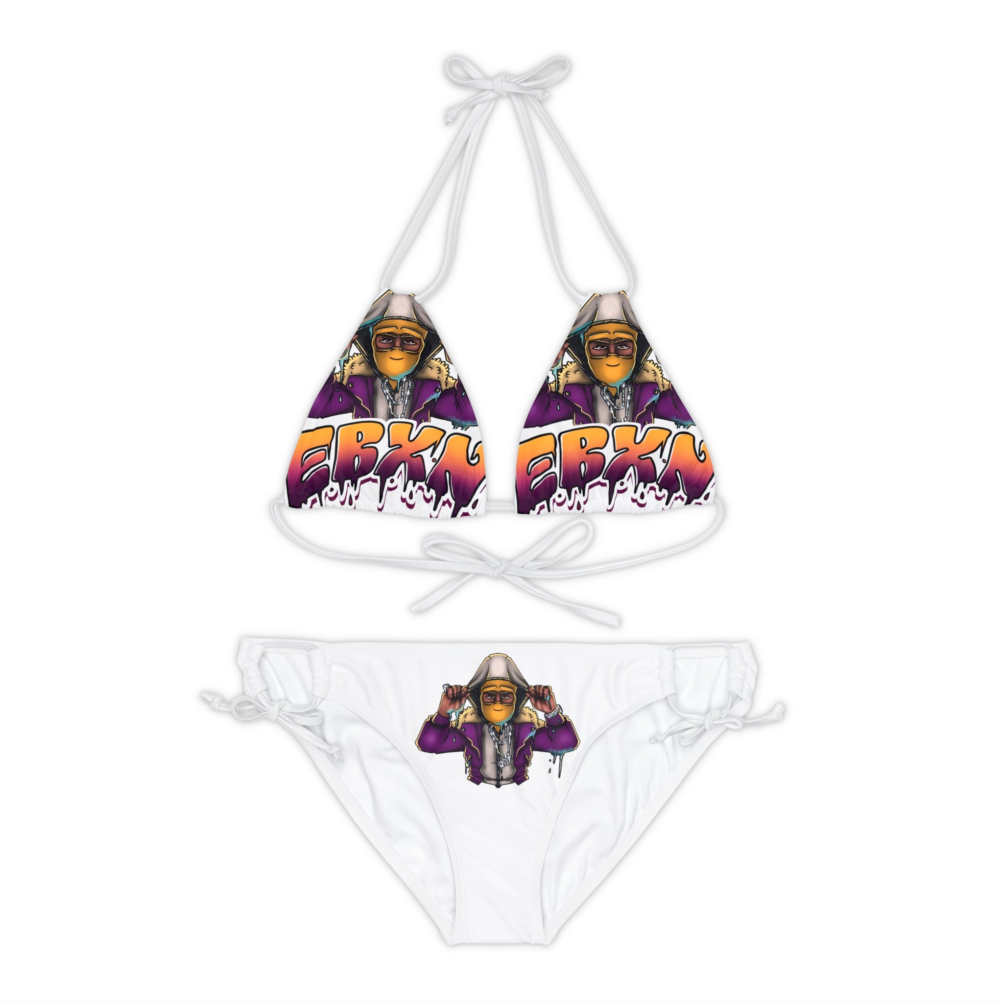 Strappy Bikini Set (AOP)