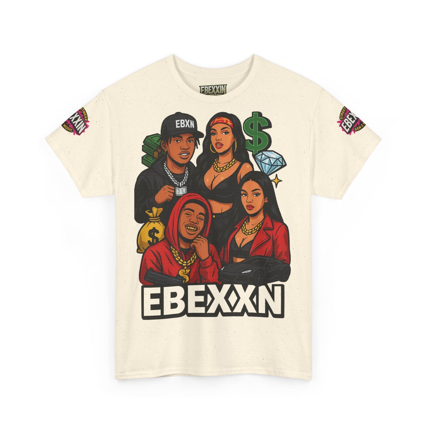 eBexxin - Stylish Unisex Hip Hop Fashion t-shirt