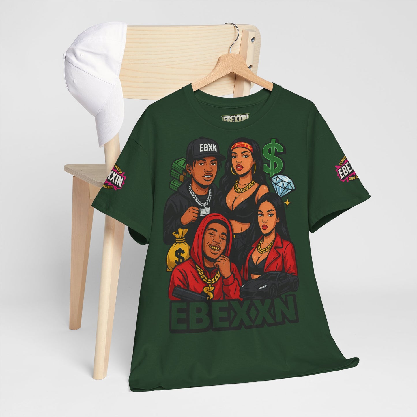 eBexxin - Stylish Unisex Hip Hop Fashion t-shirt