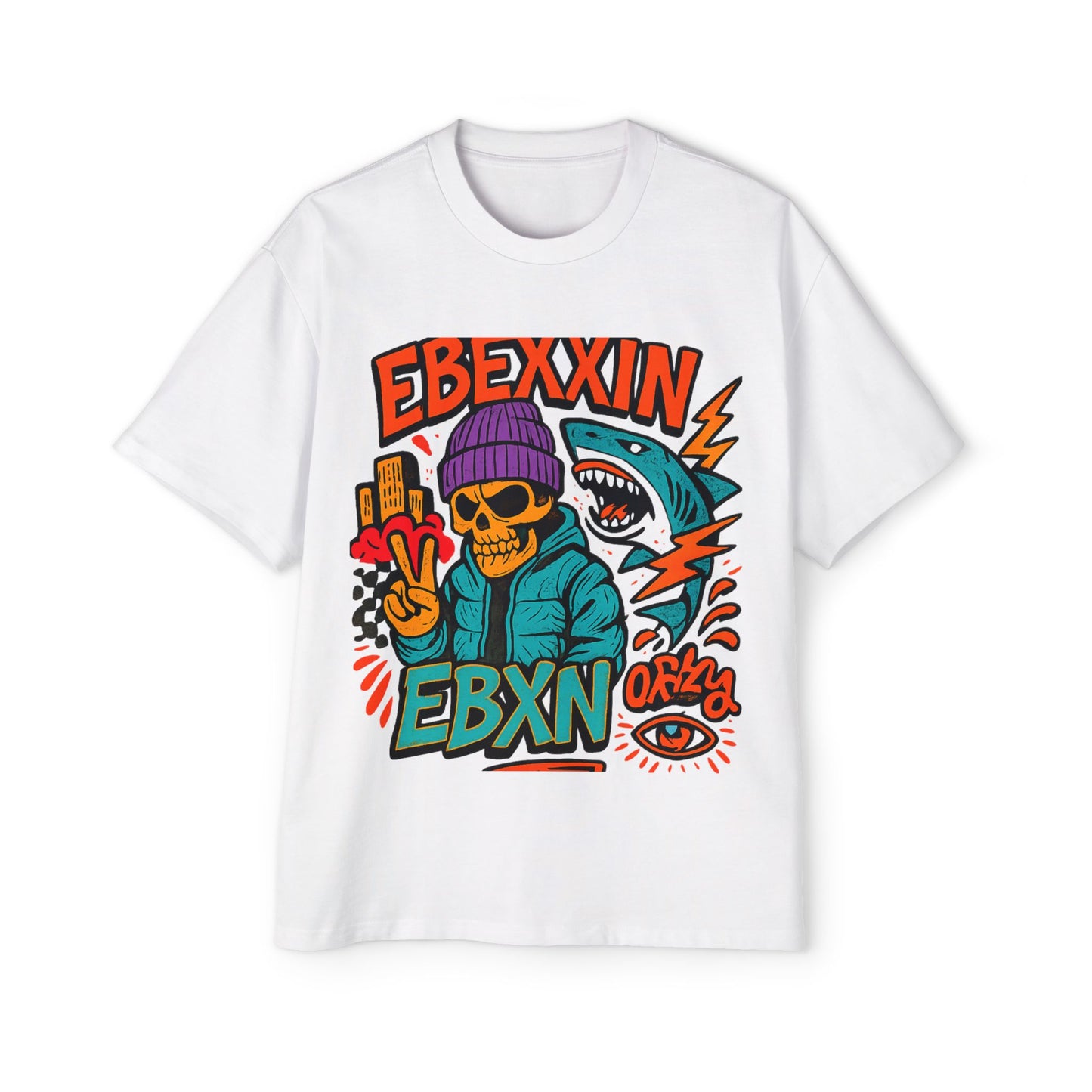 eBexxin - Men's Graphic Oversized T-Shirt