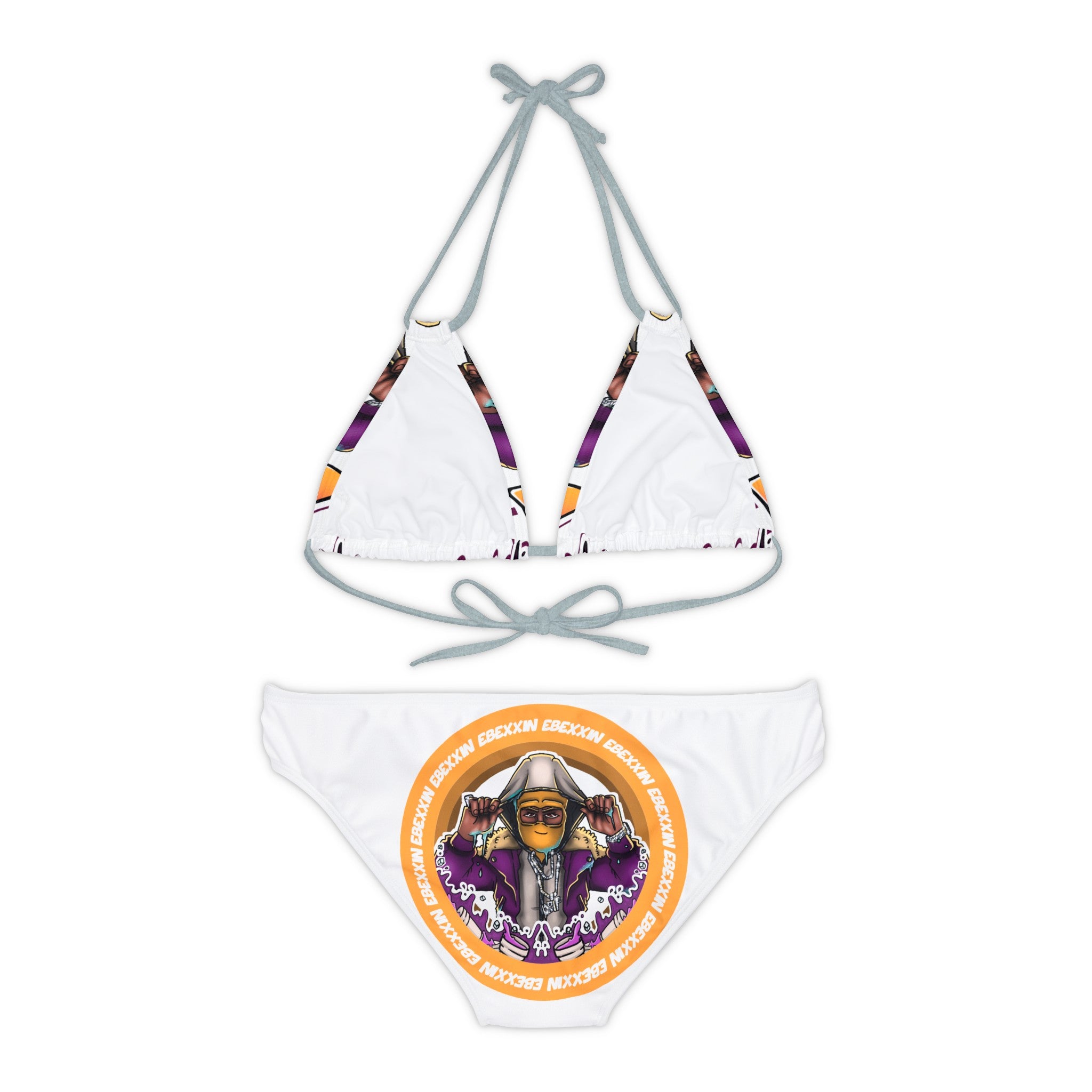 Strappy Bikini Set (AOP)