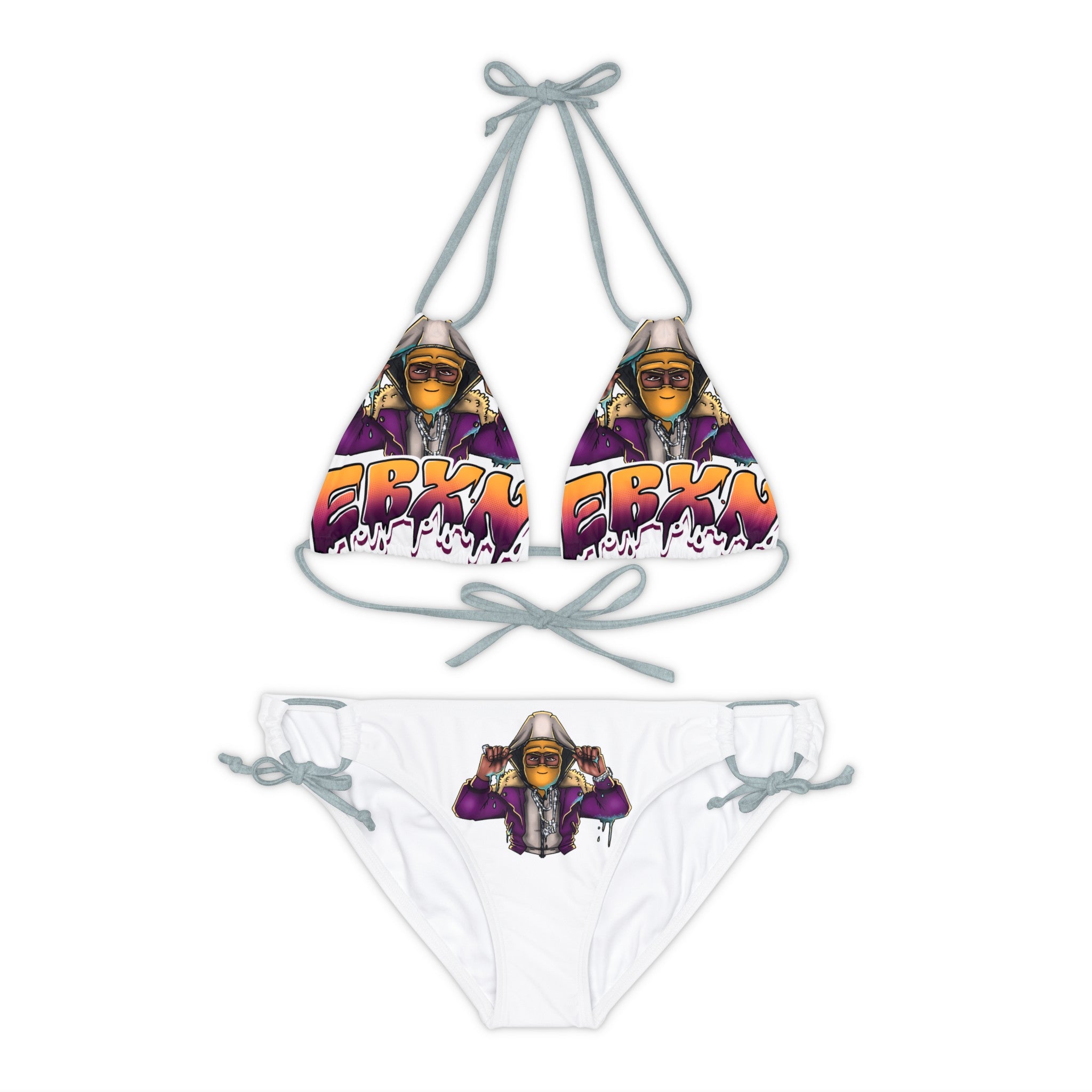 Strappy Bikini Set (AOP)