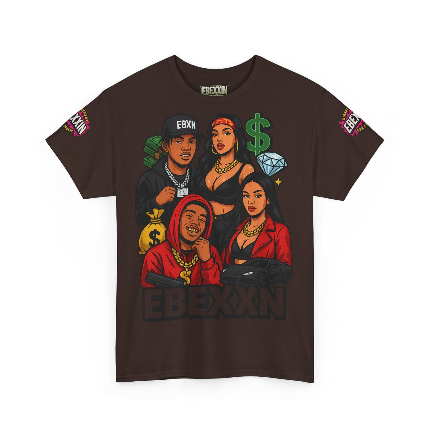 eBexxin - Stylish Unisex Hip Hop Fashion t-shirt