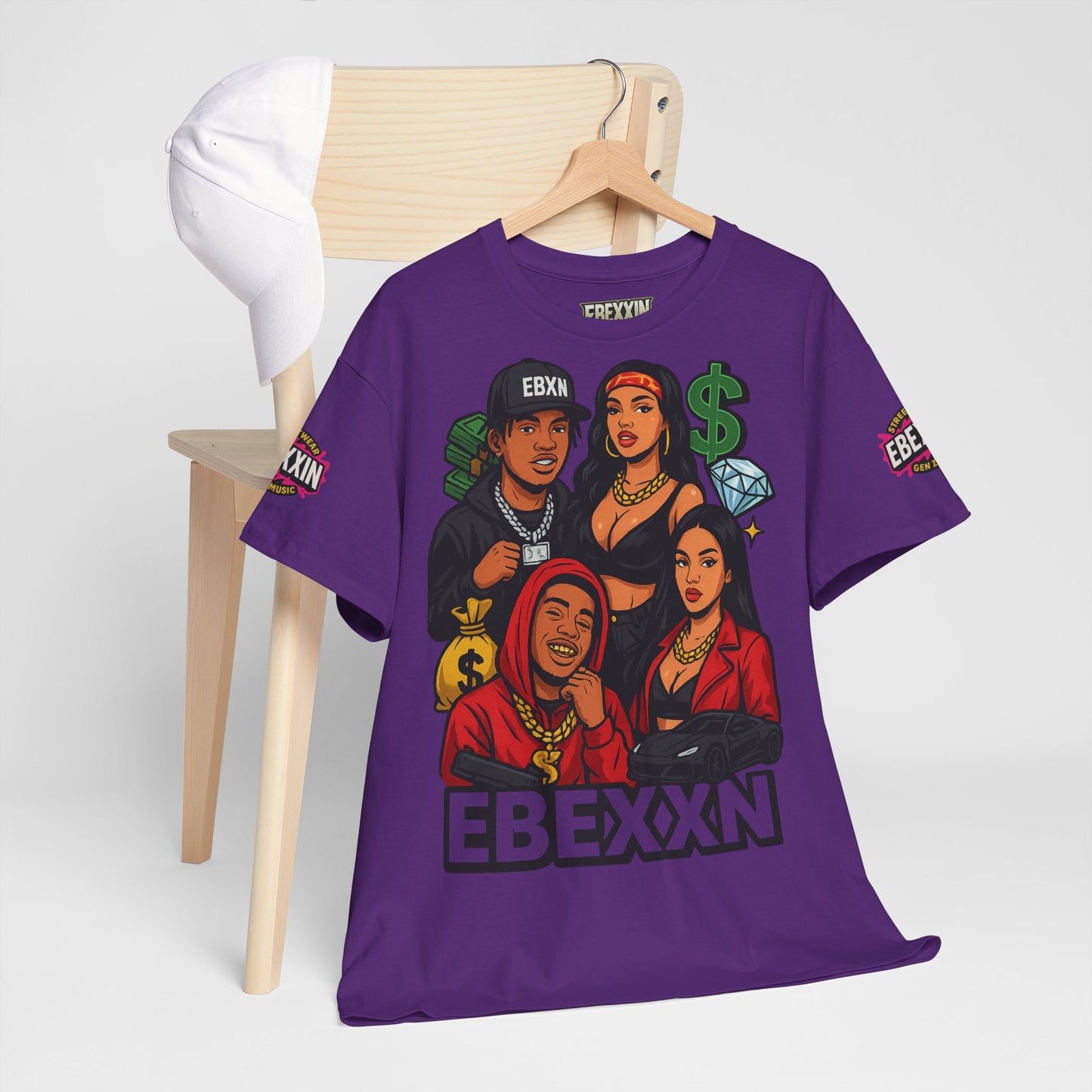 eBexxin - Stylish Unisex Hip Hop Fashion t-shirt