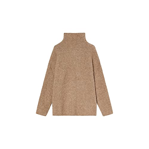 EBXN Jersey Mujer Algodón Cuello Alto