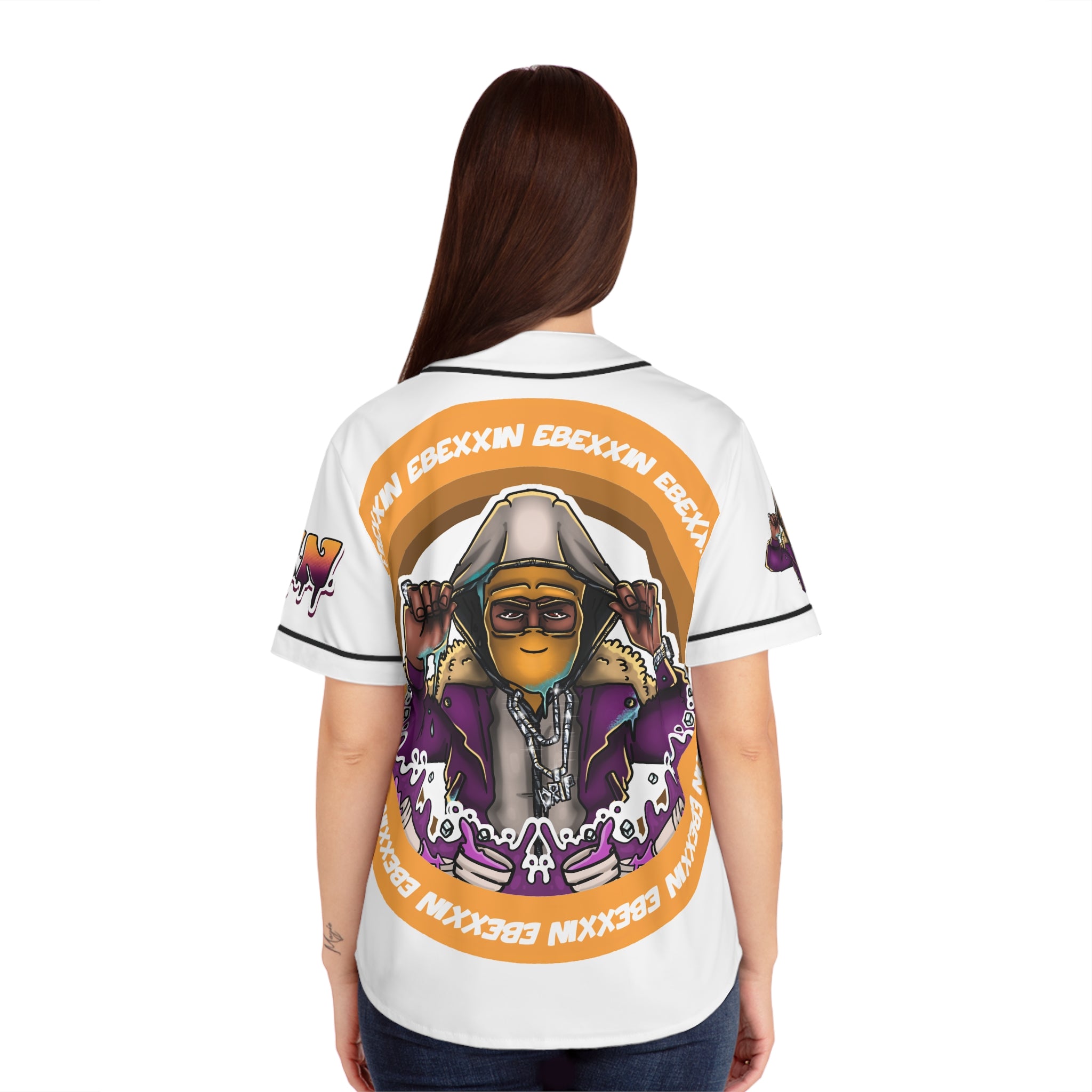 Women's Baseball Jersey (AOP)