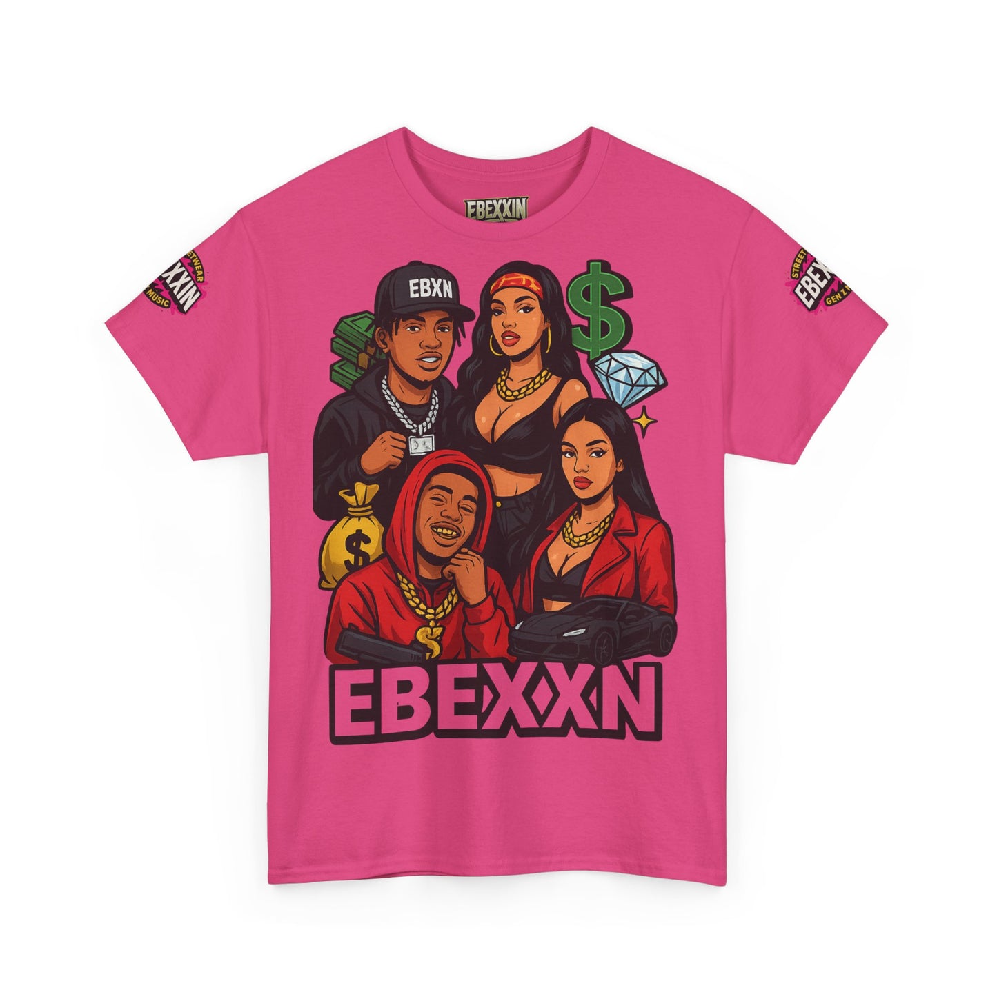 eBexxin - Stylish Unisex Hip Hop Fashion t-shirt