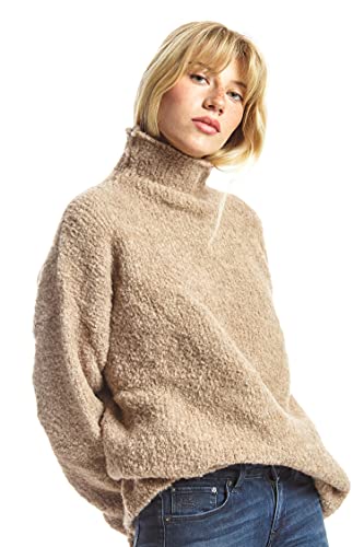 EBXN Jersey Mujer Algodón Cuello Alto