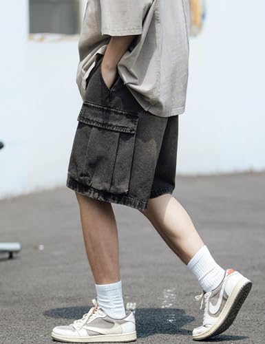 Baggy Jeans Shorts Men