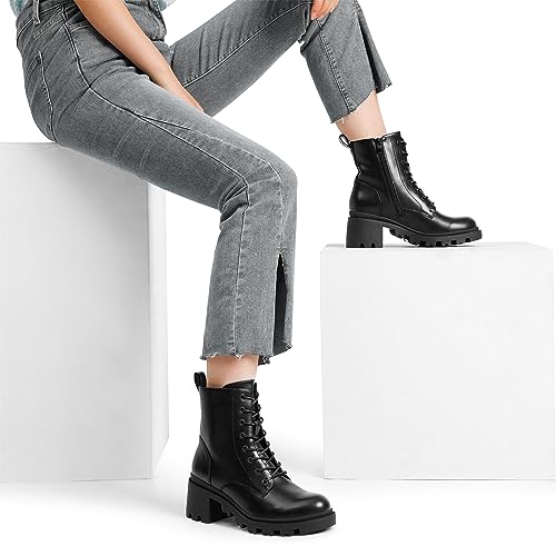 EBXN DREAM PAIRS Botas Militares Mujer