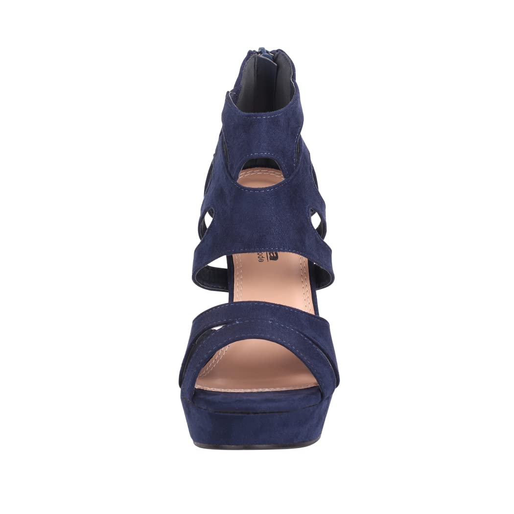 EBXN Zapato de Tacón Alto Mujer Abierto Stilettos Chunkyrayan