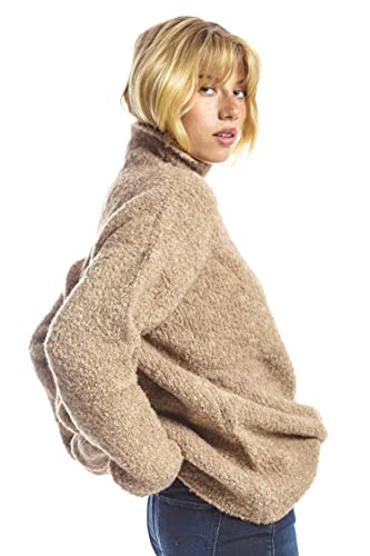 EBXN Jersey Mujer Algodón Cuello Alto