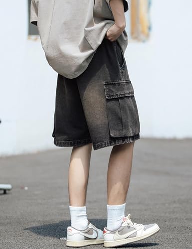 Baggy Jeans Shorts Men