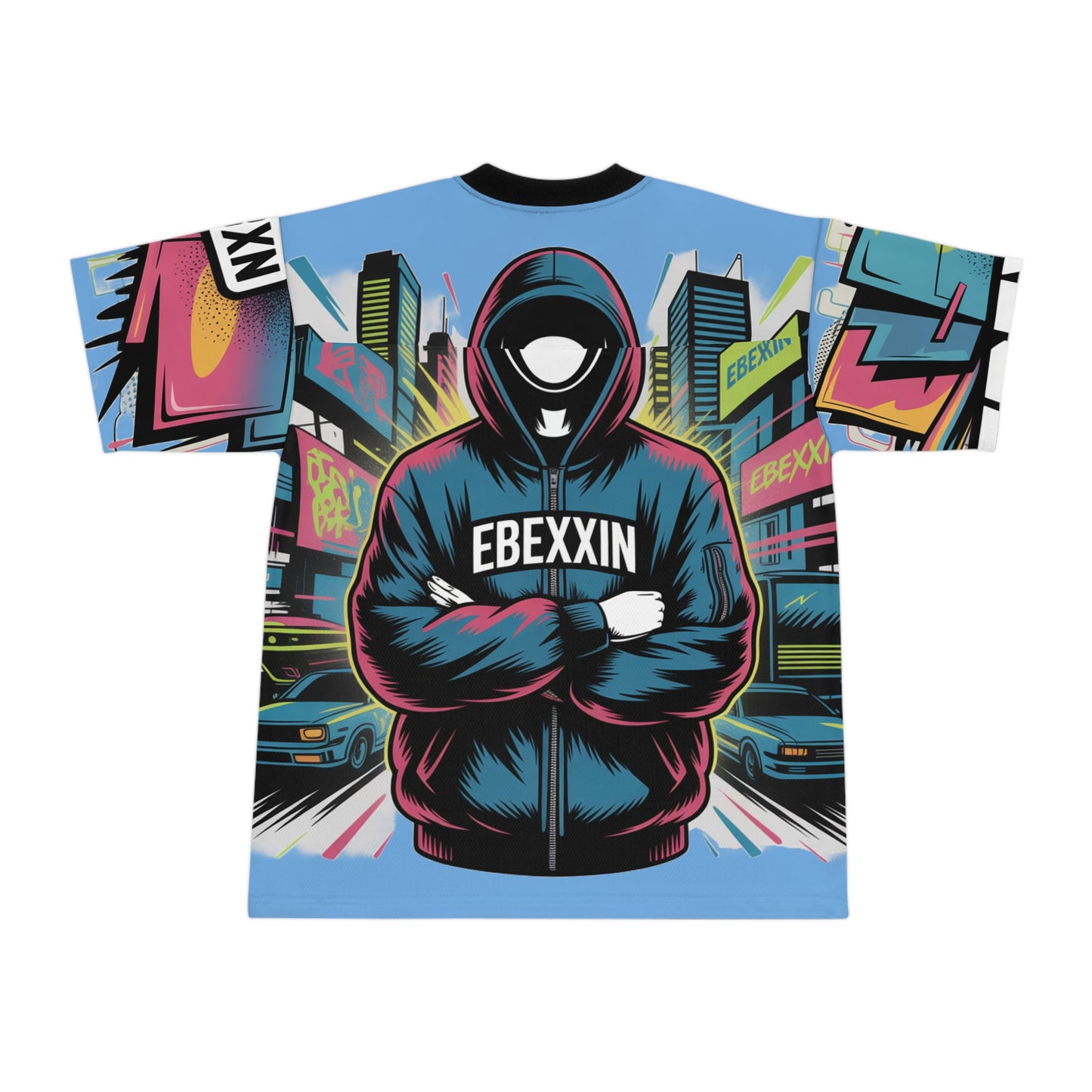 eBexxin - Graffiti Streetwear Football Jersey