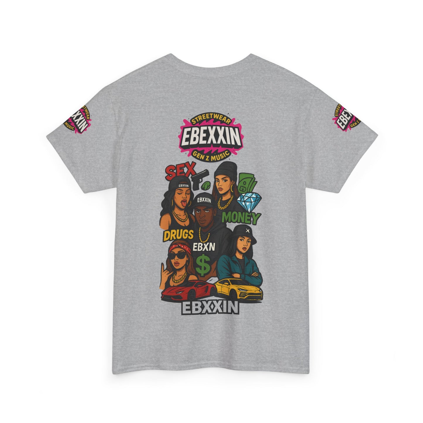 eBexxin - Stylish Unisex Hip Hop Fashion t-shirt