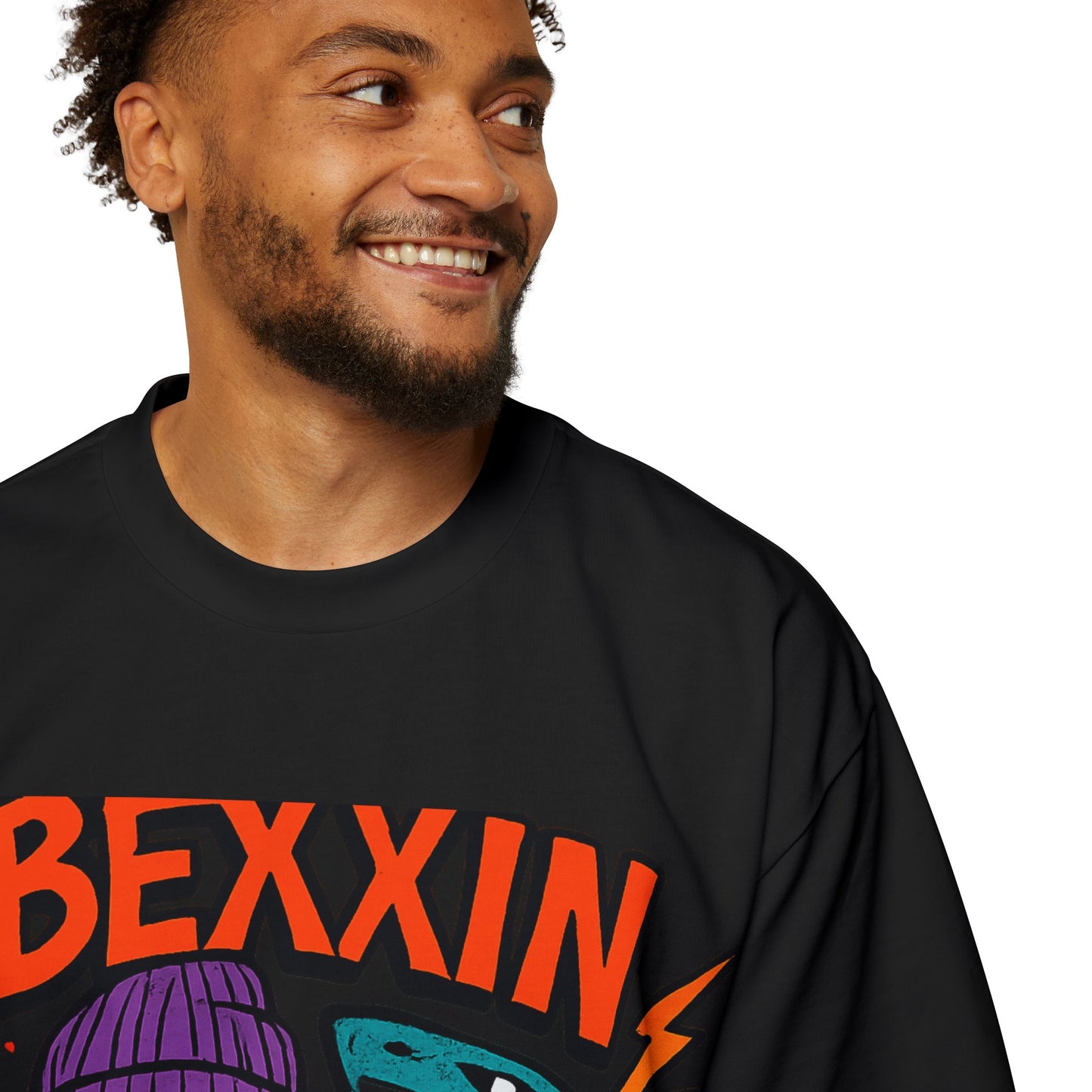 eBexxin - Men's Graphic Oversized T-Shirt