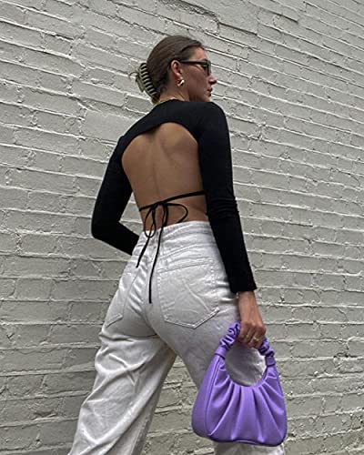 EBXN Bolso Hobo fruncido Gabbi para mujer