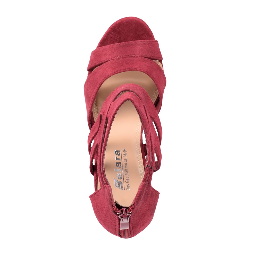 EBXN Zapato de Tacón Alto Mujer Abierto Stilettos Chunkyrayan