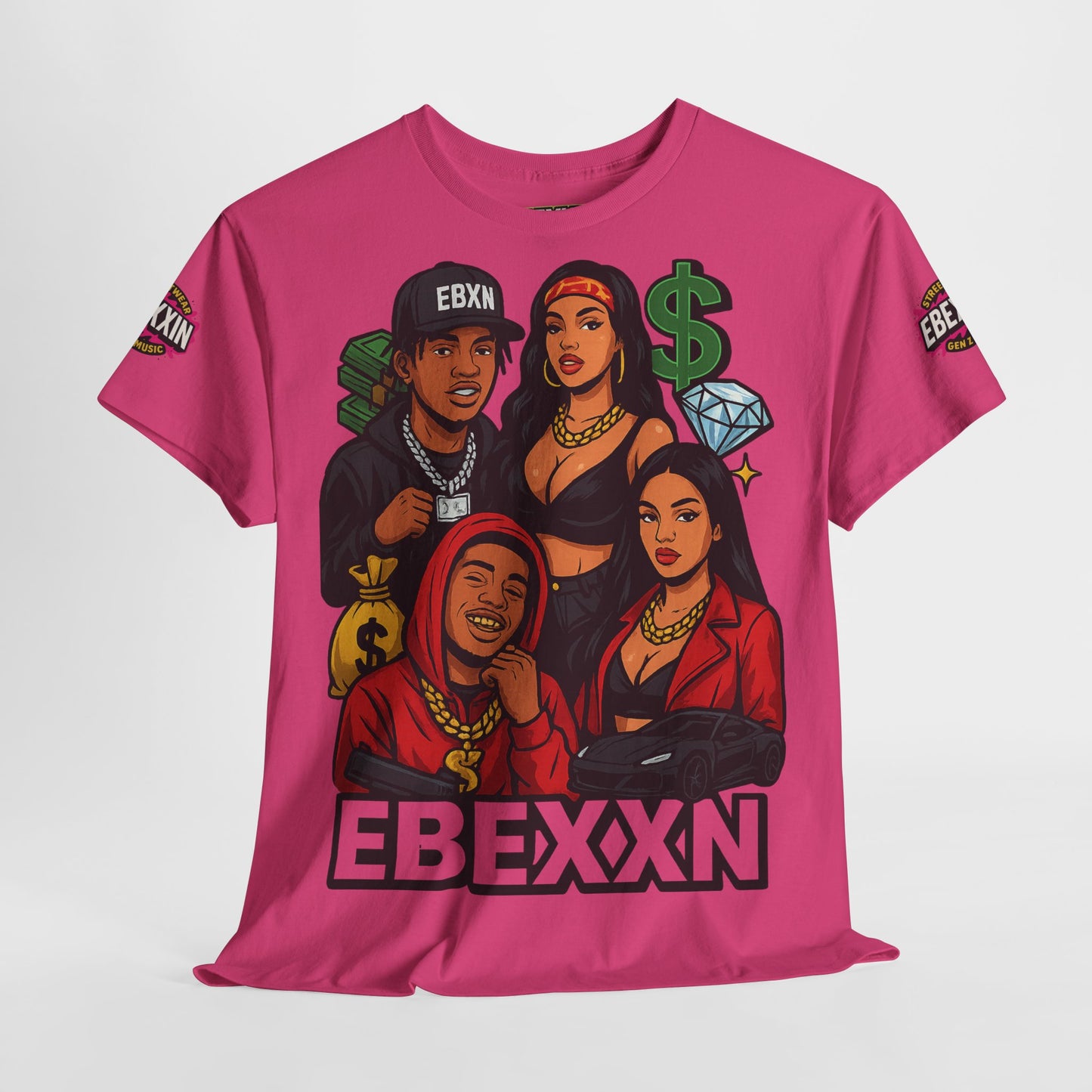 eBexxin - Stylish Unisex Hip Hop Fashion t-shirt