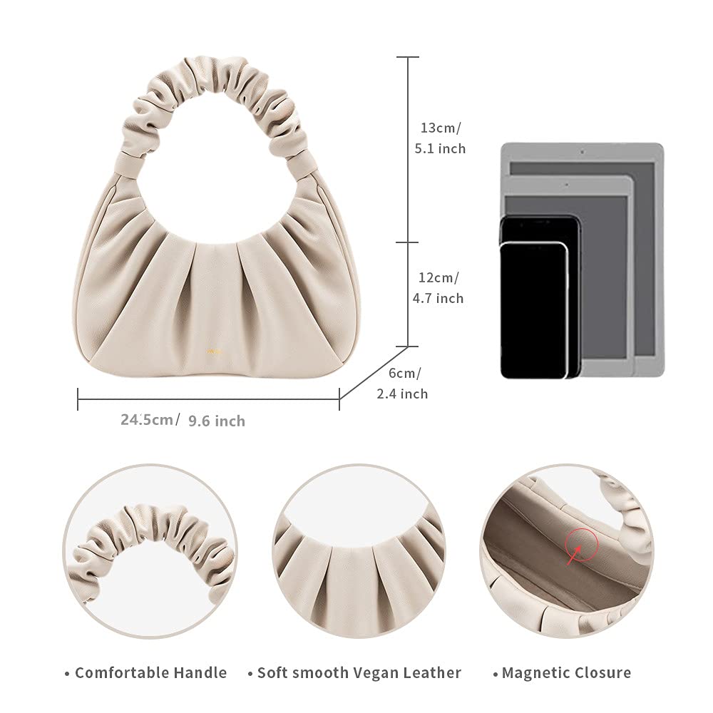 EBXN Bolso Hobo fruncido Gabbi para mujer