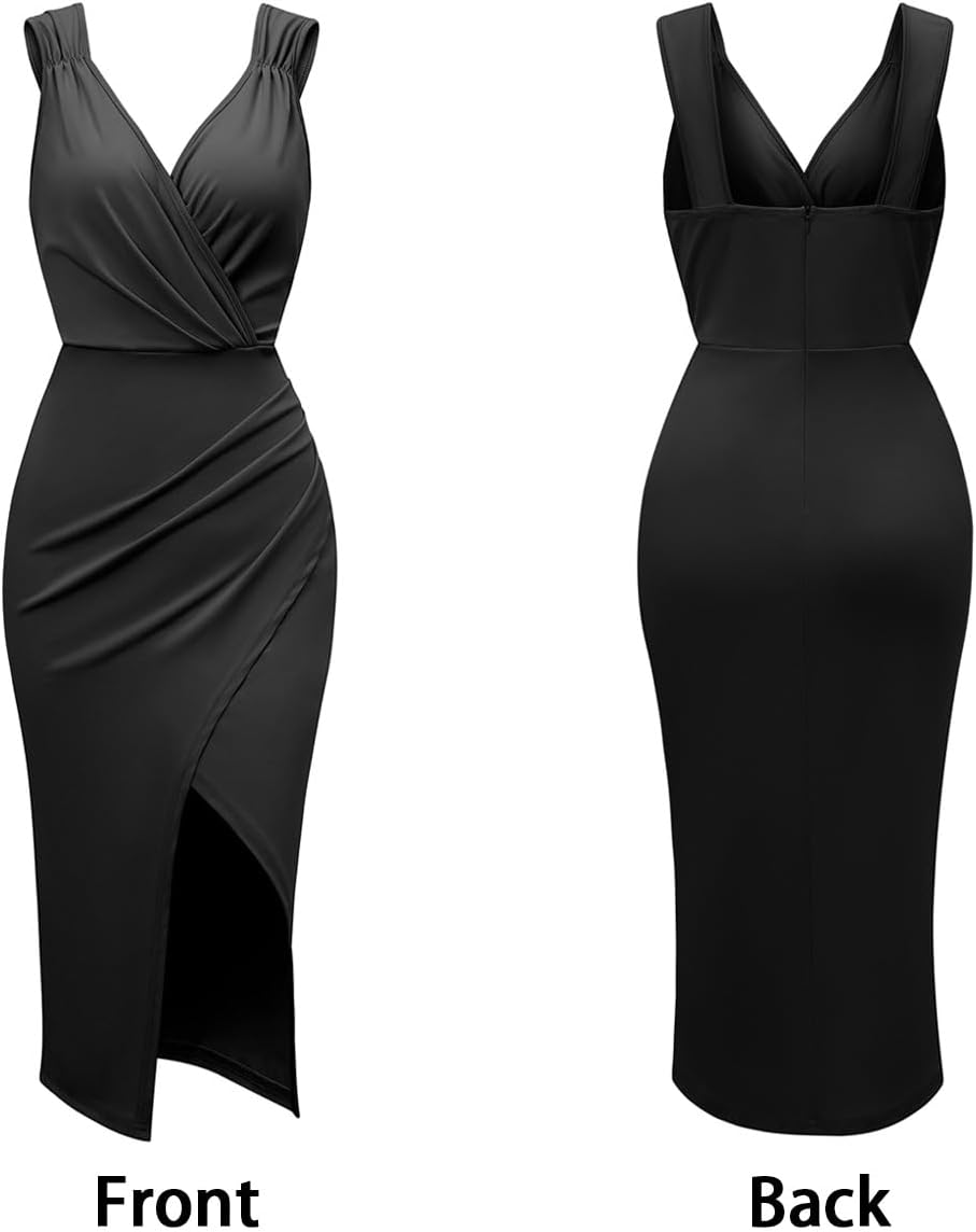 EBXN Vestido Elegante Mujer Club Vestido