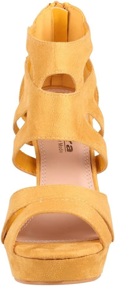EBXN Zapato de Tacón Alto Mujer Abierto Stilettos Chunkyrayan