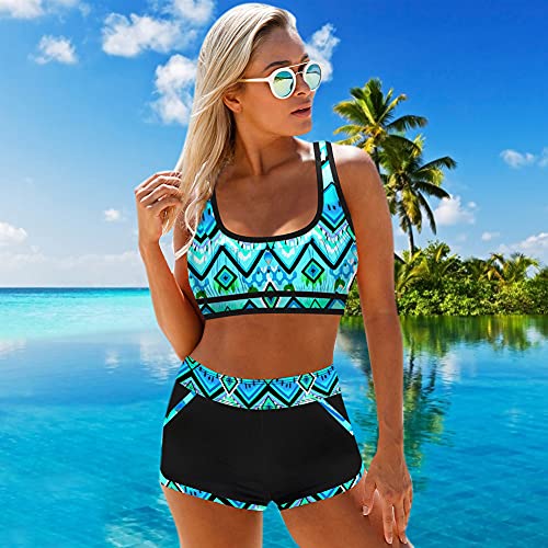 Women High Waist Swimsuits