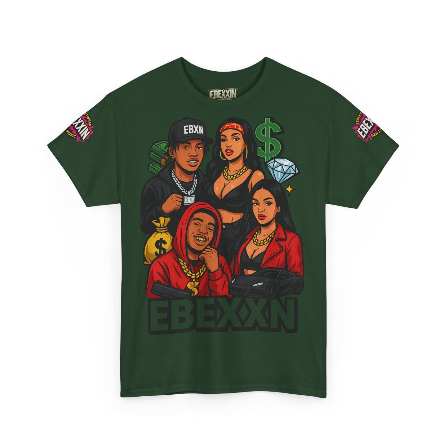eBexxin - Stylish Unisex Hip Hop Fashion t-shirt