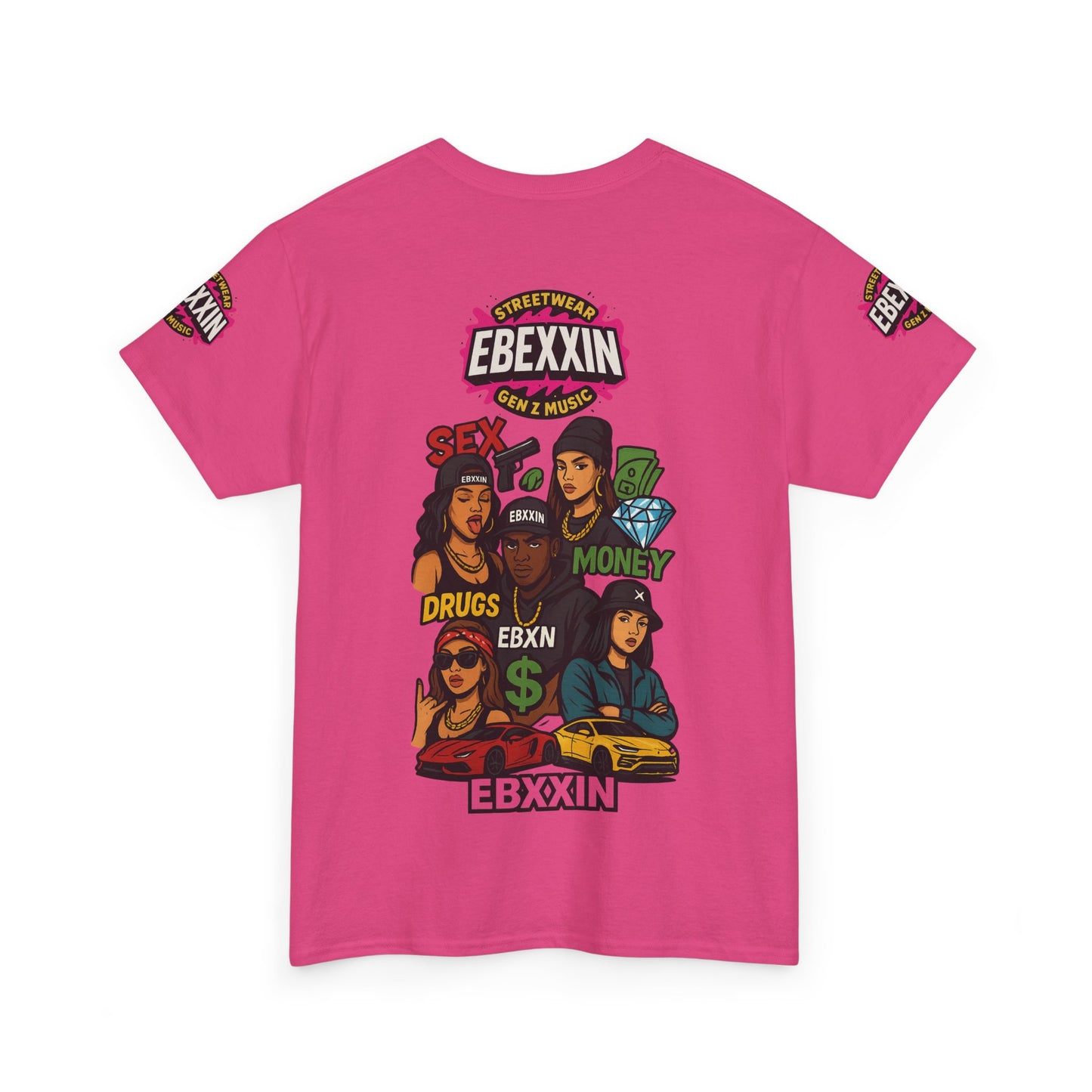 eBexxin - Stylish Unisex Hip Hop Fashion t-shirt
