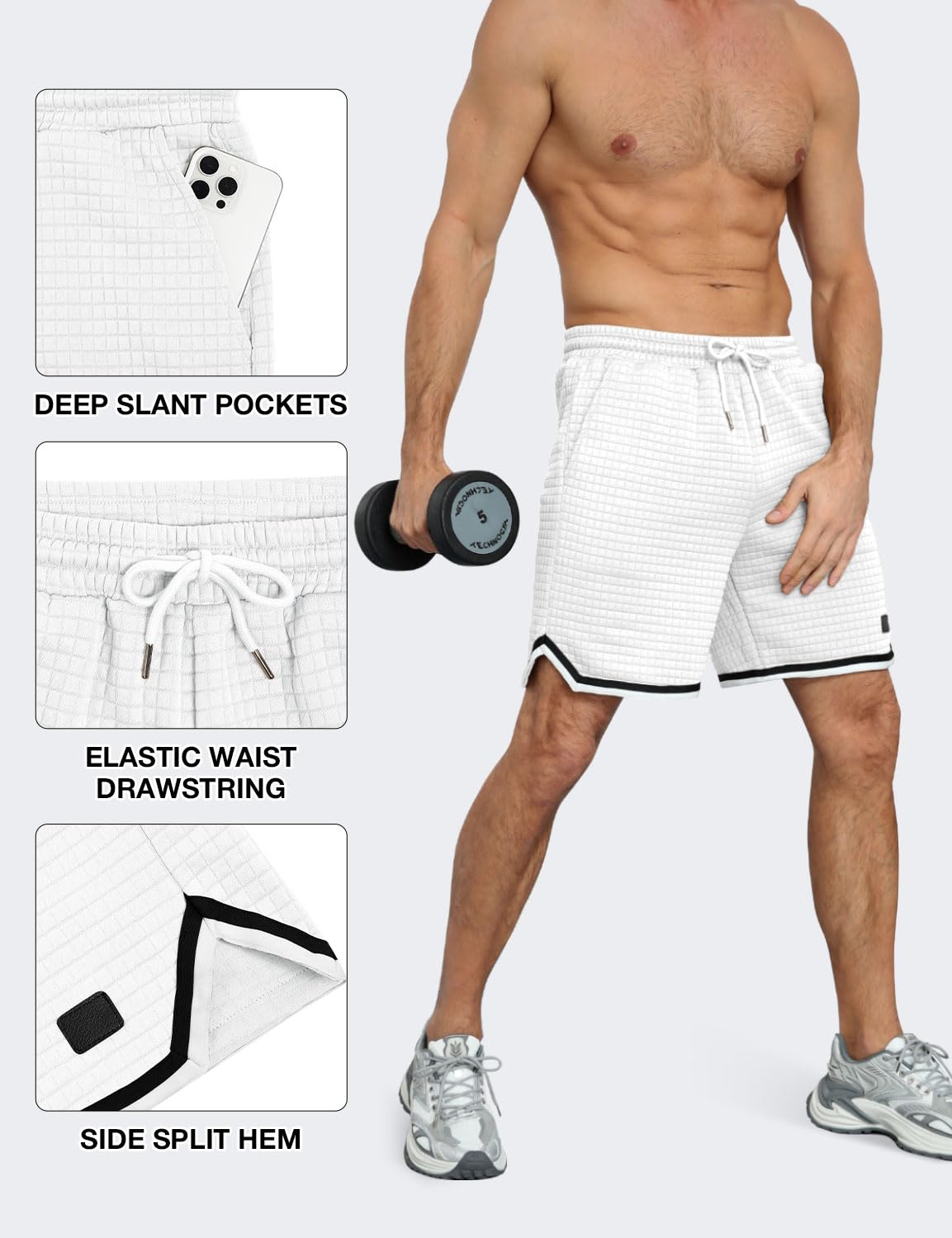 Mens Athletic Sweat Shorts
