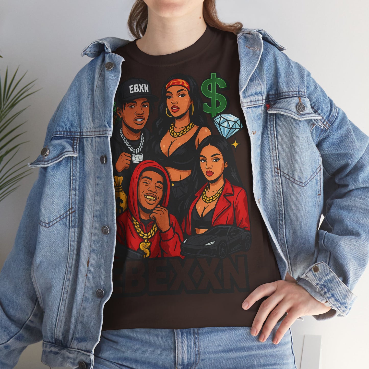 eBexxin - Stylish Unisex Hip Hop Fashion t-shirt