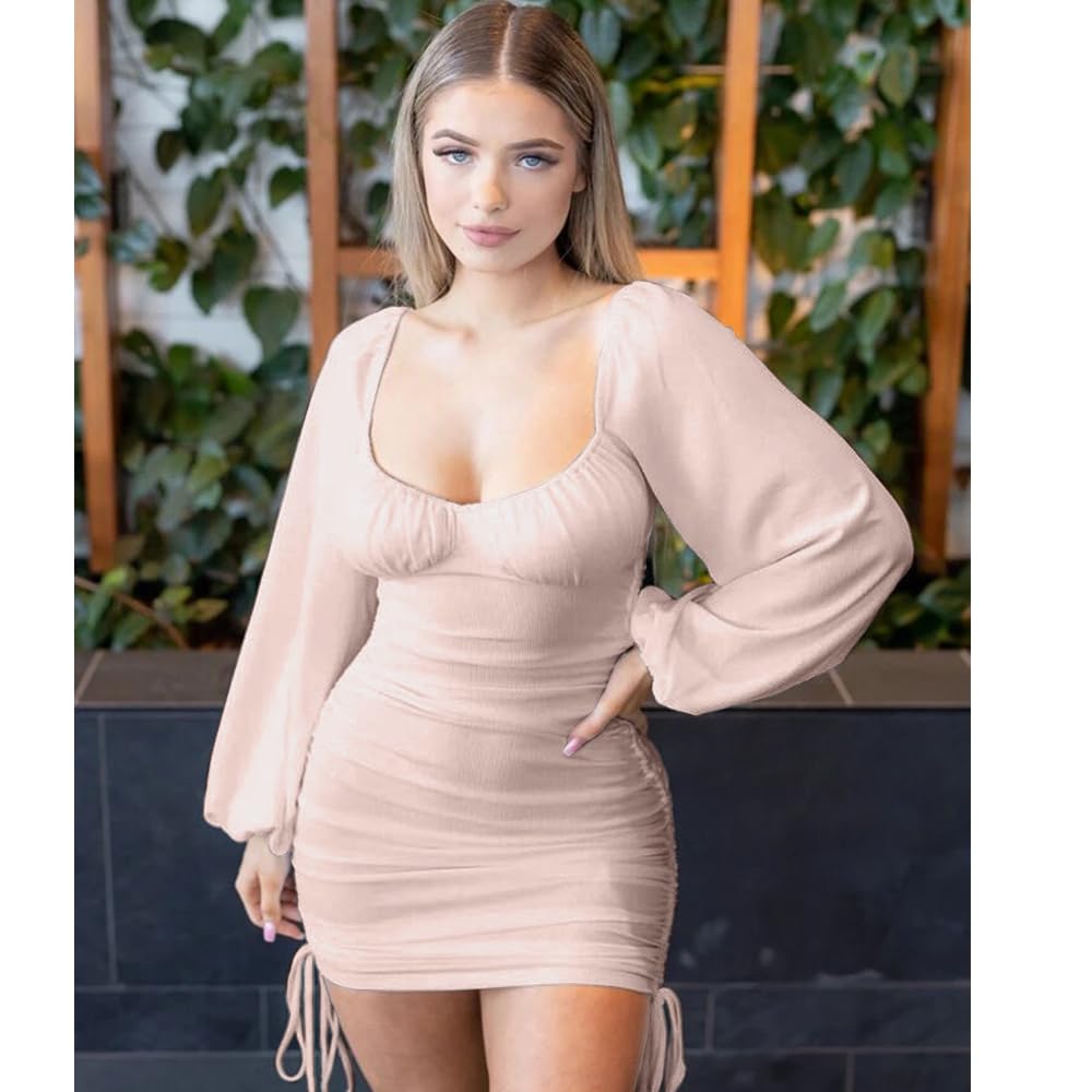 Vestido Mujer Corto Mini Bodycon