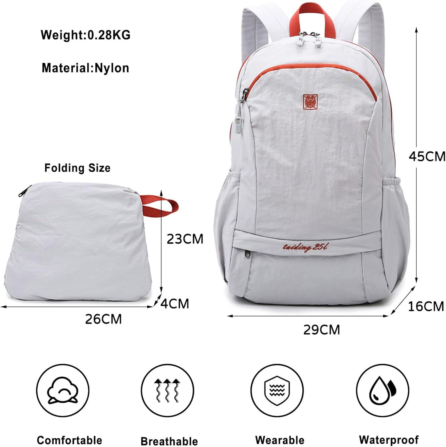 EBXN Mochila Plegable