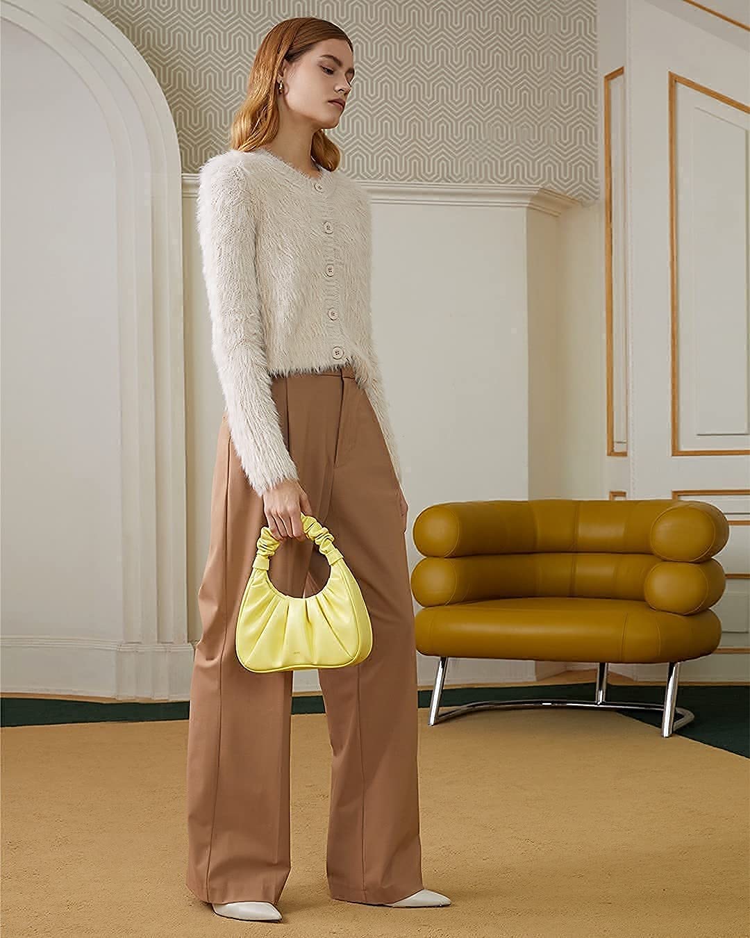 EBXN Bolso Hobo fruncido Gabbi para mujer