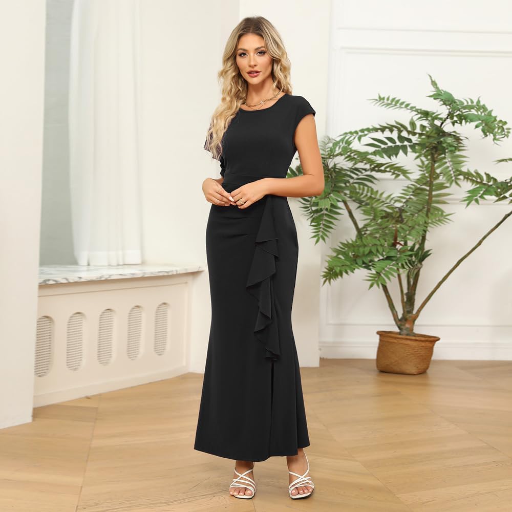 EBXN Vestido de Cóctel Elegante para Mujer