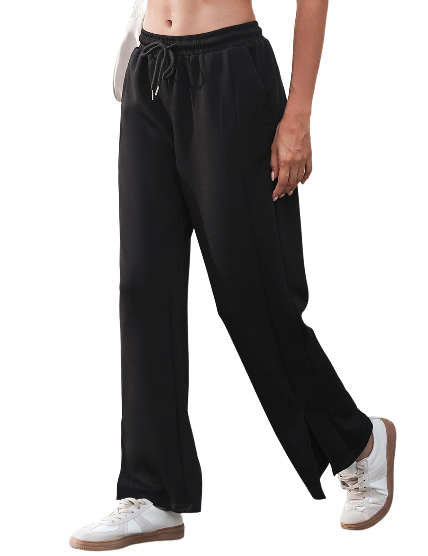 EBXN Pantalones Anchos Mujer