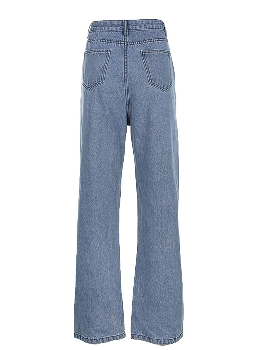 EBXN Tiro Alto Wide Rectos Jeans