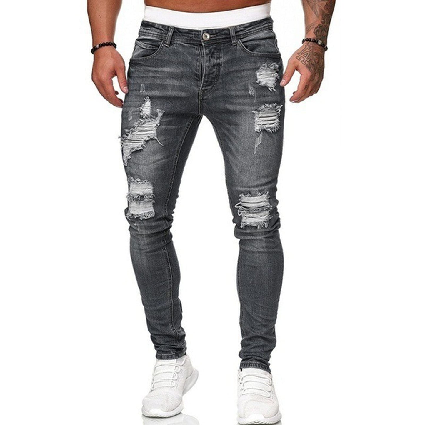 EBXN Vaqueros Rasgados de Hombre
